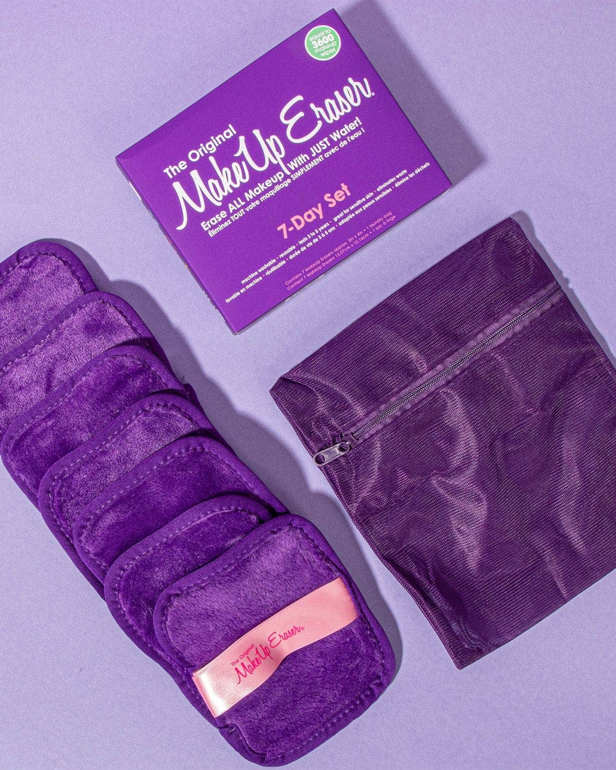 The Original MakeUp Eraser Queen Purple 7-Day Set  - The Attic Boutique