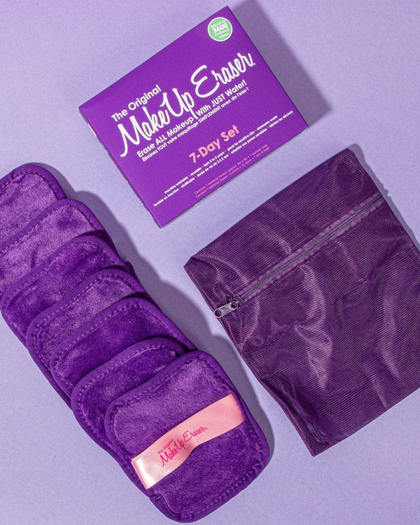 The Original MakeUp Eraser Queen Purple 7-Day Set  - The Attic Boutique
