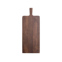 BV Mango Wood Cheese/Cutting Board with Handle, Walnut Finish Cheese & Cutting Boards - The Attic Boutique