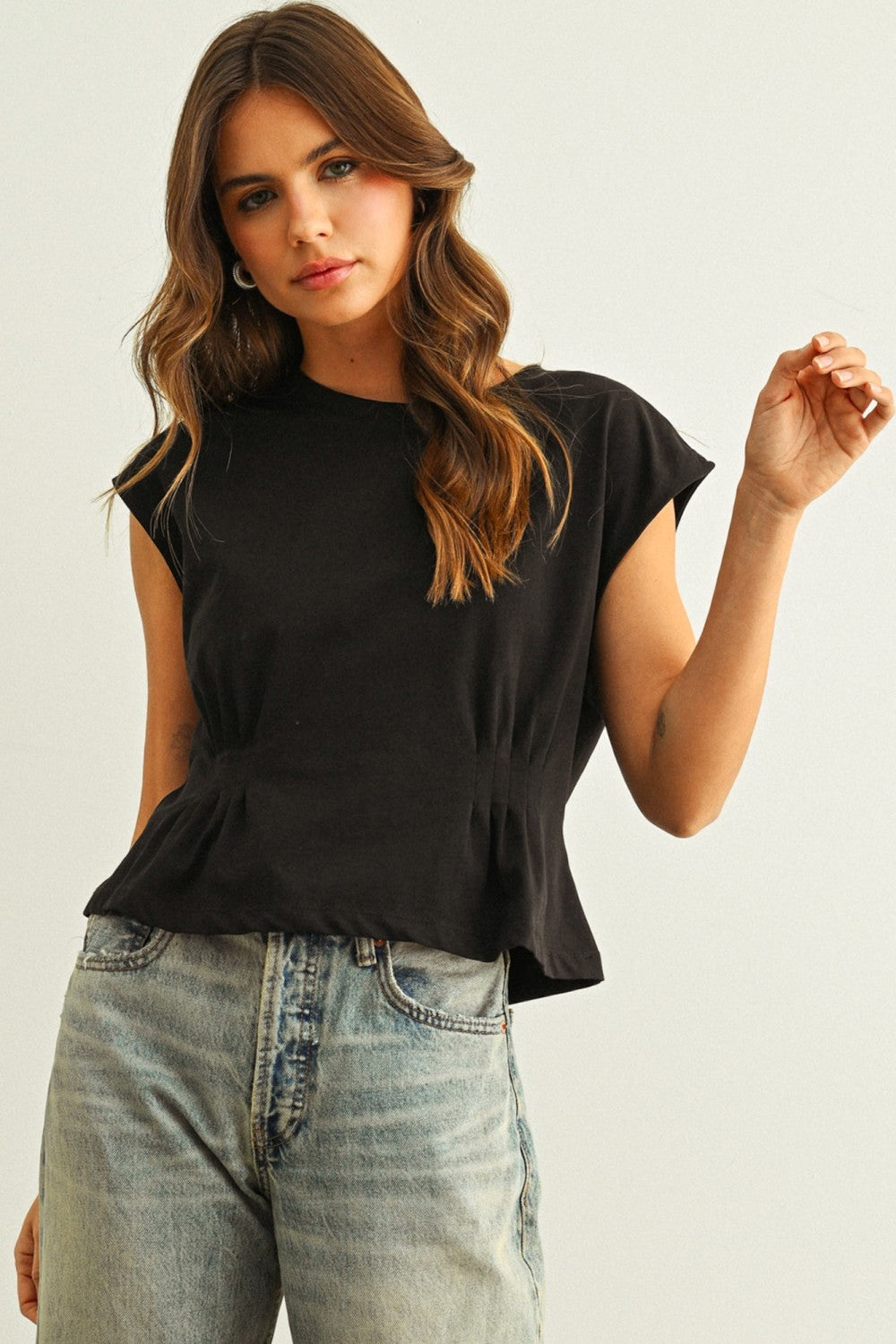 The Attic Boutique Ramsey Cap Sleeve Top  - The Attic Boutique