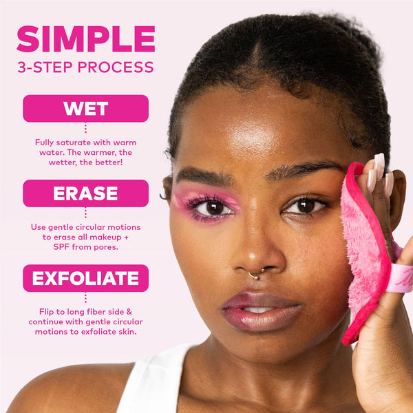 The Original MakeUp Eraser Pink MakeUp Eraser PRO  - The Attic Boutique