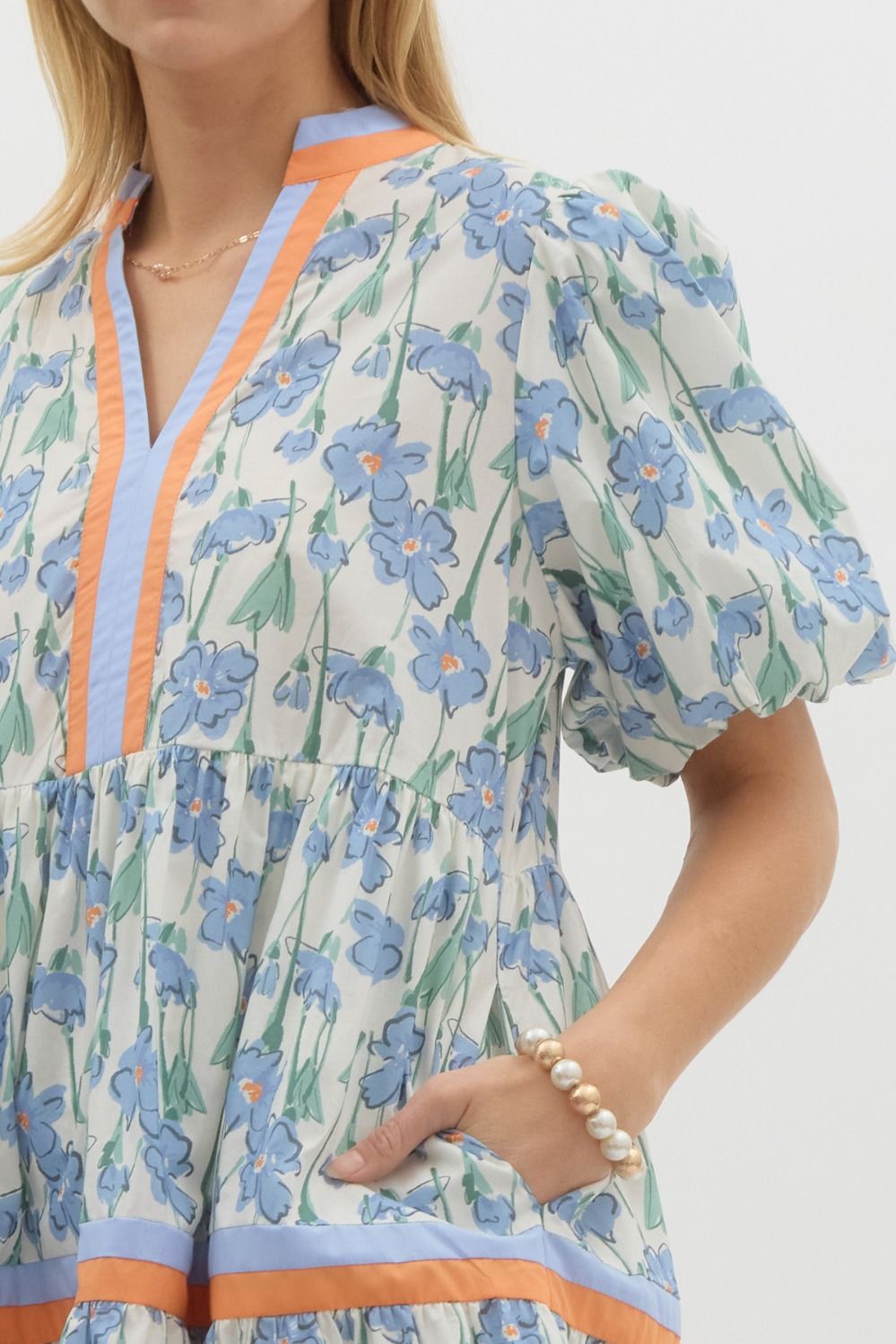 Entro Floral Mini Dress  - The Attic Boutique