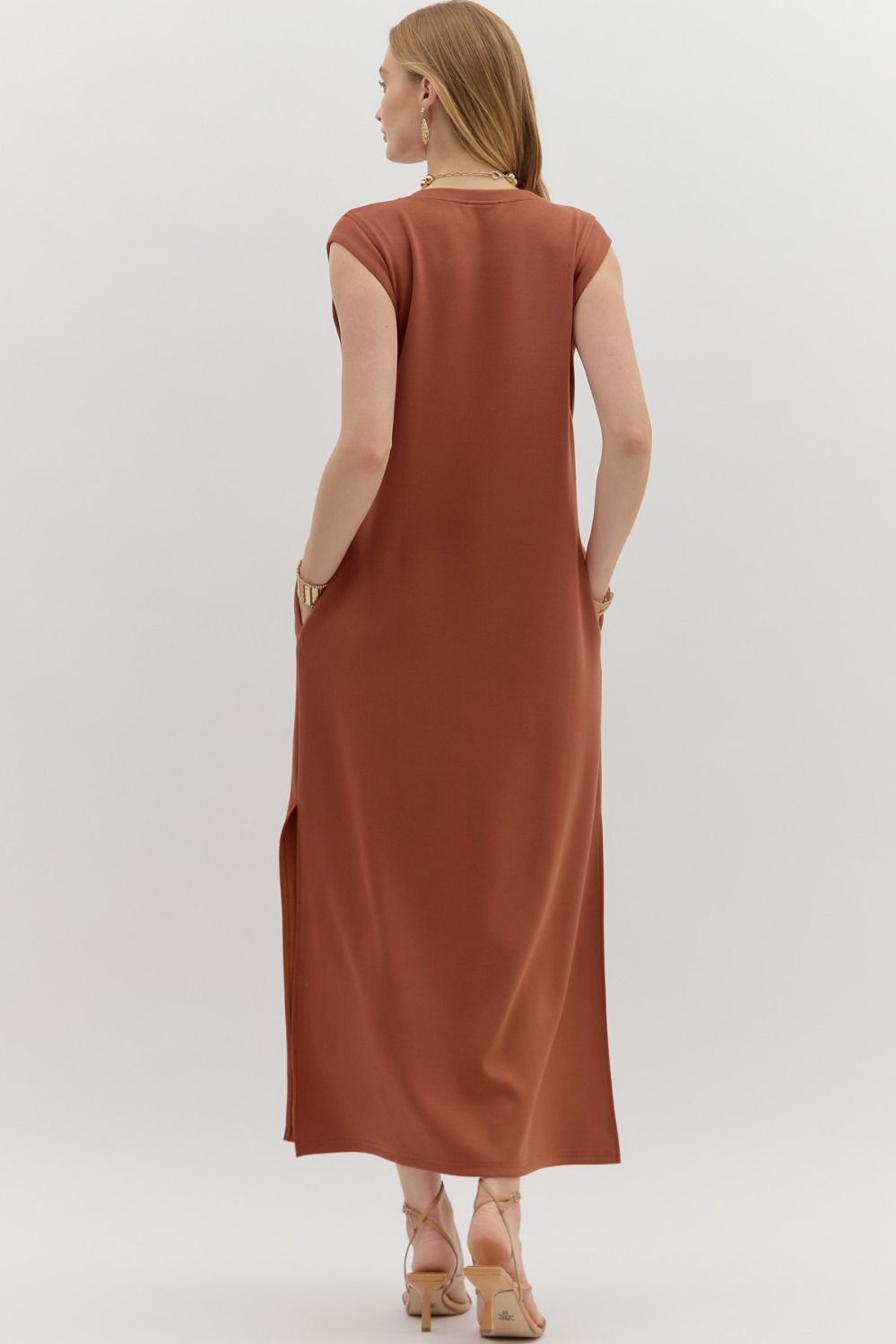 Entro Clay Knit Dress  - The Attic Boutique