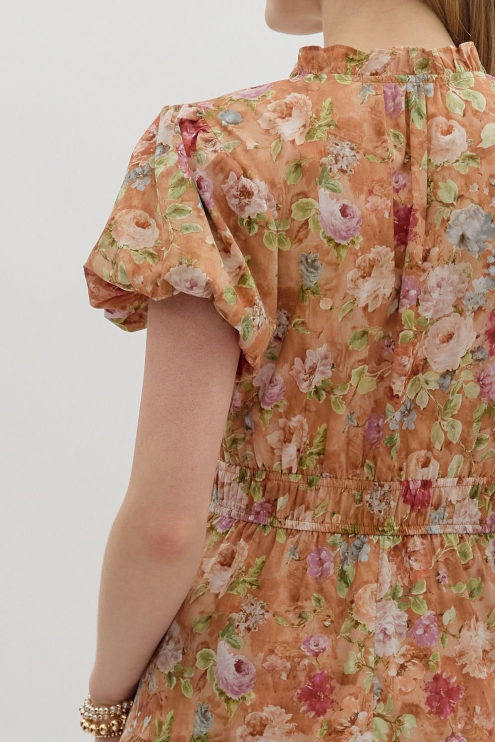 The Attic Boutique Terra Cotta Midi Dress  - The Attic Boutique