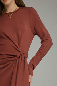 Vada Tie Midi Dress