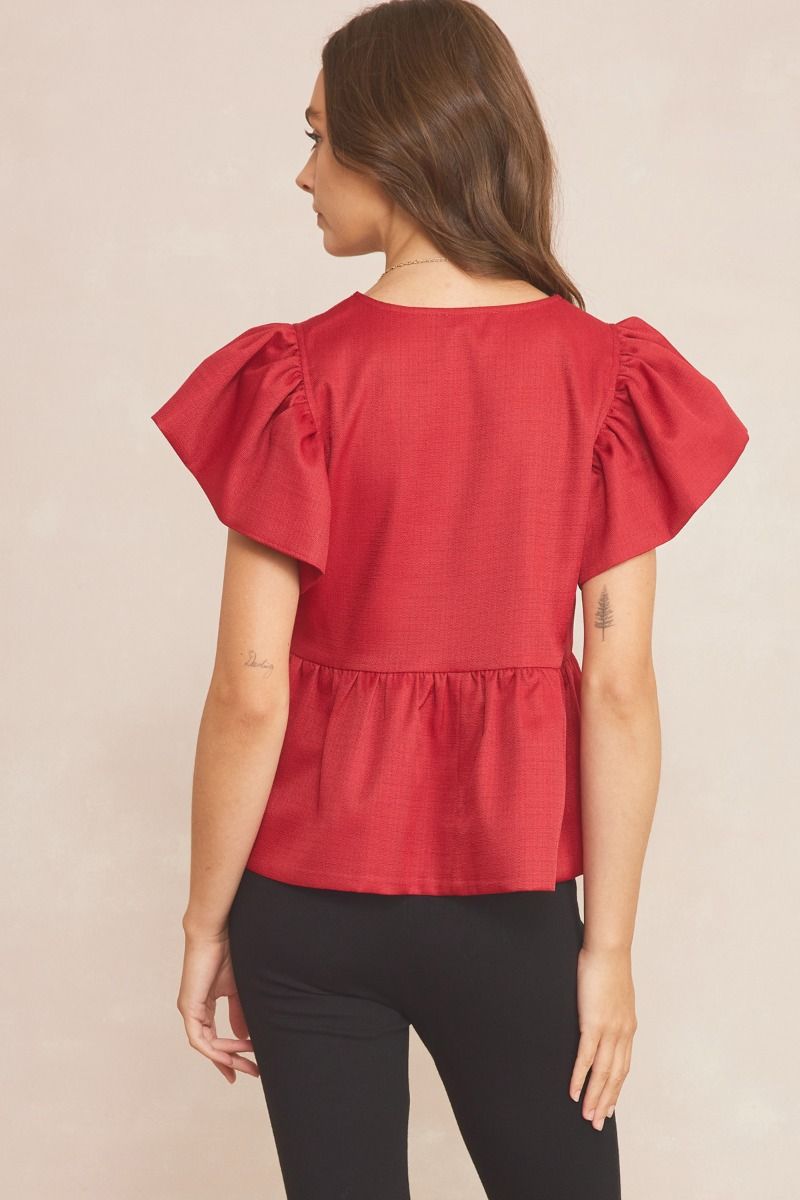 The Attic Boutique Ruby Top Clothing - The Attic Boutique