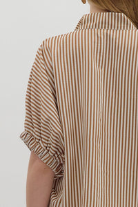 Entro Caramel Dolman Top  - The Attic Boutique
