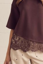 Ella Scallop Lace Knit Top