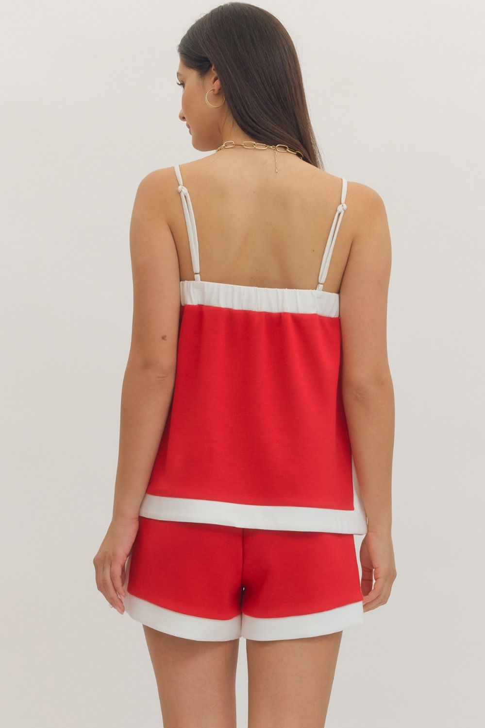Red Knit Set