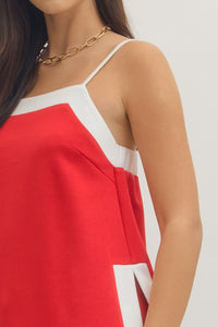 Red Knit Set