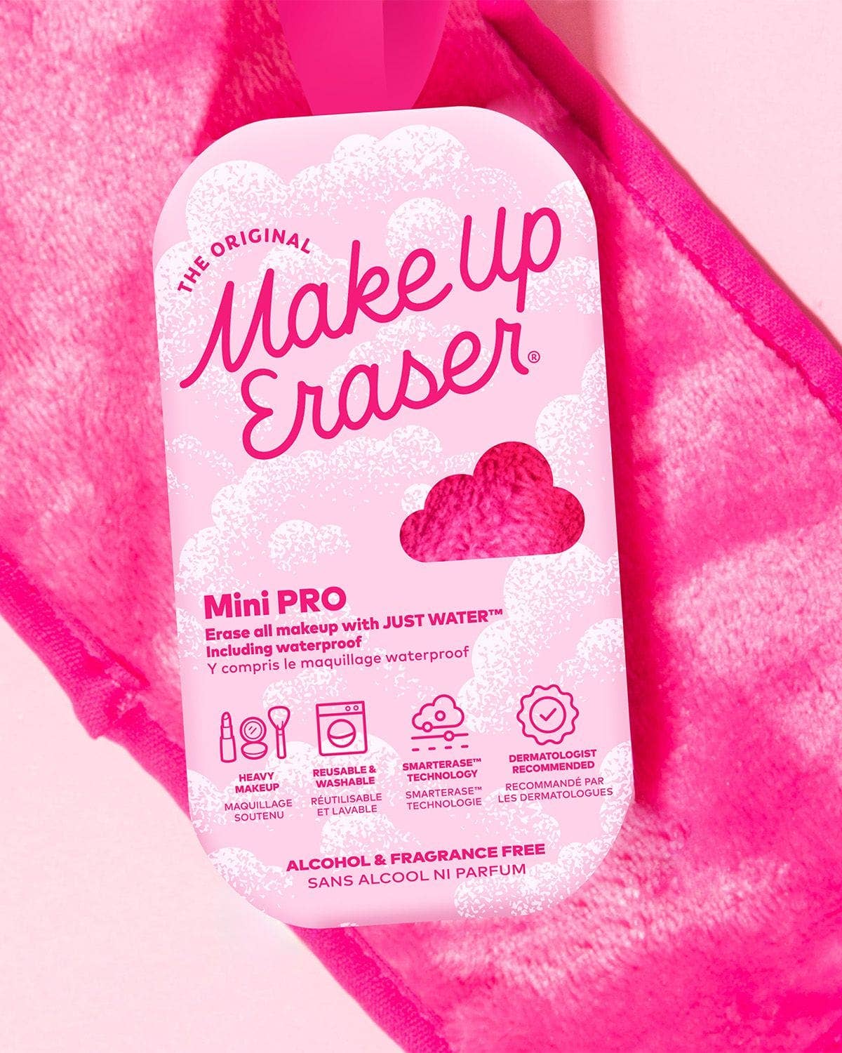 The Original MakeUp Eraser Pink Mini MakeUp Eraser PRO  - The Attic Boutique