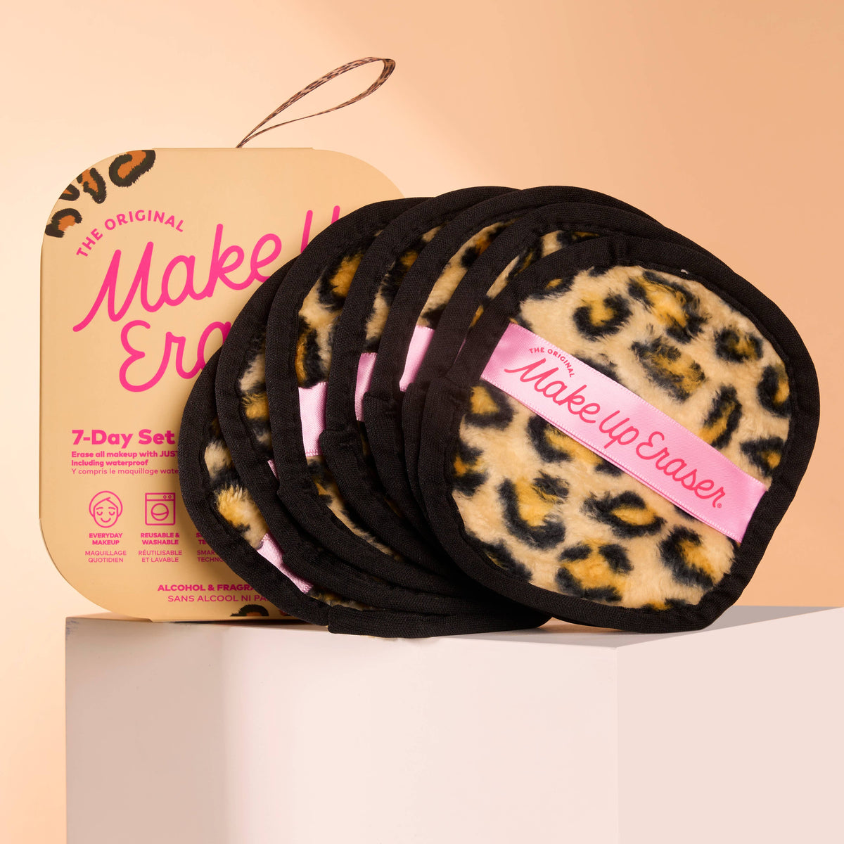 The Original MakeUp Eraser Leopard 7-Day Set | MakeUp Eraser  - The Attic Boutique