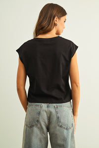 The Attic Boutique Ramsey Cap Sleeve Top  - The Attic Boutique