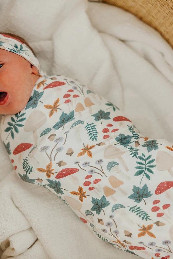 Copper Pearl Ivy Swaddle Blanket Baby - The Attic Boutique