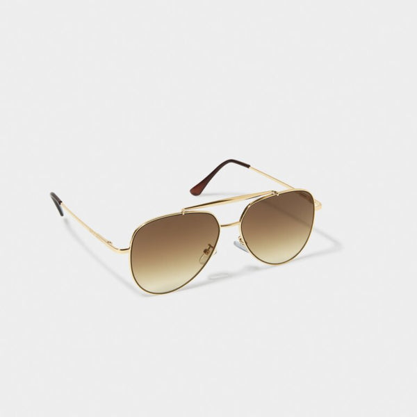 Katie Loxton Bali Sunglasses in Gold Metal  - The Attic Boutique