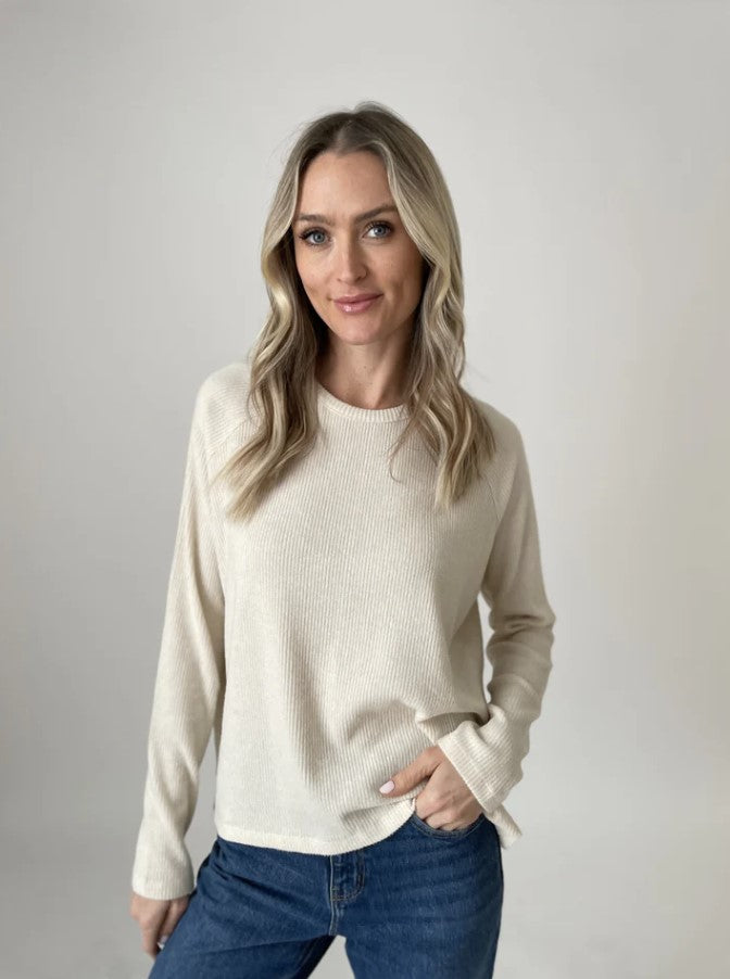 Six Fifty Clothiing Lazy Sunday Lounge Top  - The Attic Boutique