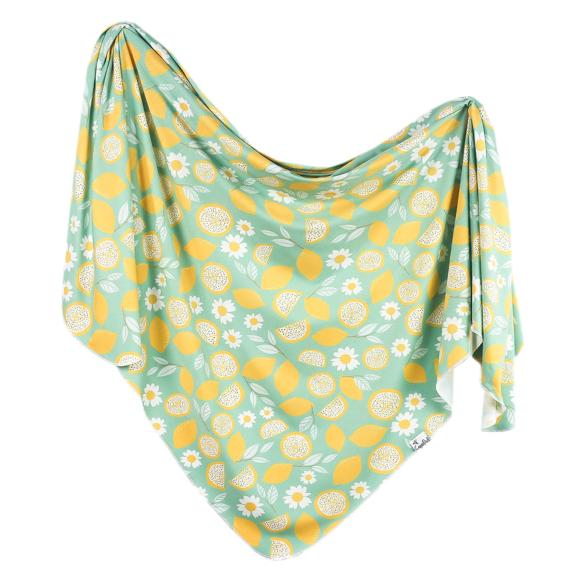 Copper Pearl Lemon Swaddle Blanket Baby - The Attic Boutique