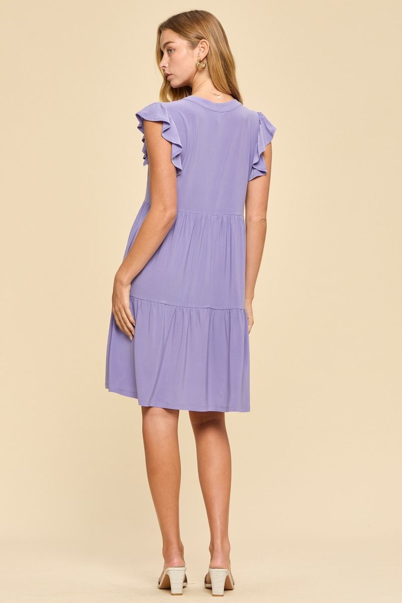Dear Scarlett Lush Lavender Liz Forever Dress Apparel & Accessories - The Attic Boutique