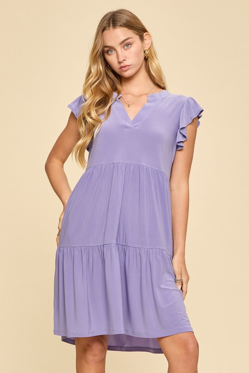 Dear Scarlett Lush Lavender Liz Forever Dress Apparel & Accessories - The Attic Boutique