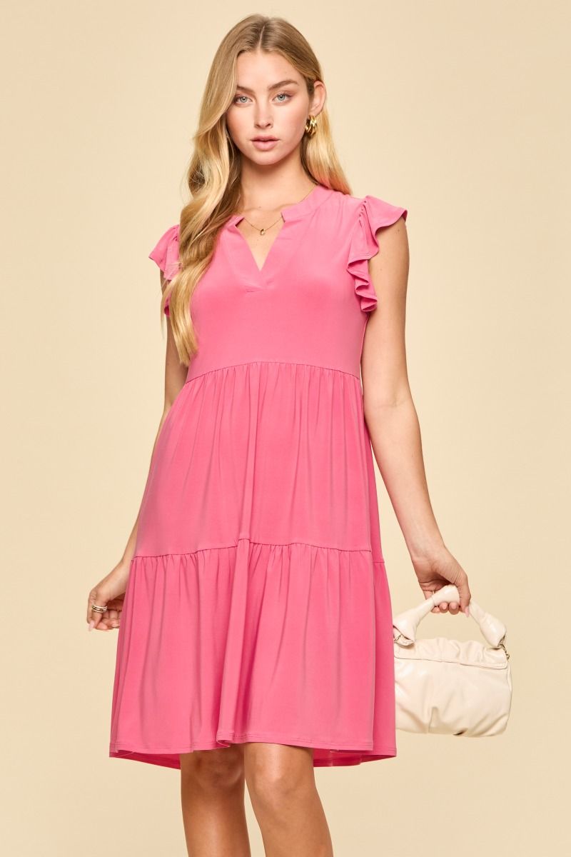 Dear Scarlett Pink Glow Liz Forever Dress Apparel & Accessories - The Attic Boutique
