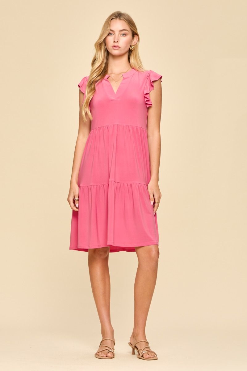 Dear Scarlett Pink Glow Liz Forever Dress Apparel & Accessories - The Attic Boutique