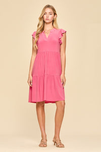 Dear Scarlett Pink Glow Liz Forever Dress Apparel & Accessories - The Attic Boutique
