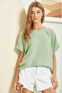The Attic Boutique Ribbed Tops (4 Colors) Top - The Attic Boutique