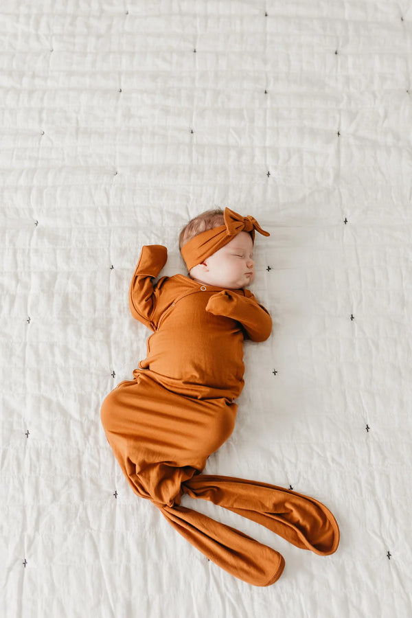 Powell Newborn Knotted Gown