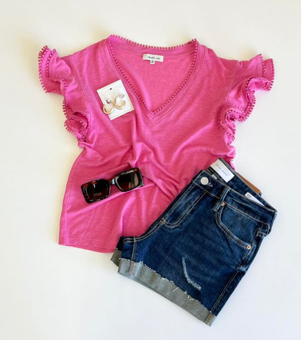 Another Love Oslo Pink Top  - The Attic Boutique