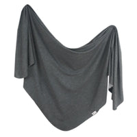 Copper Pearl Slate Knit Swaddle Blanket  - The Attic Boutique