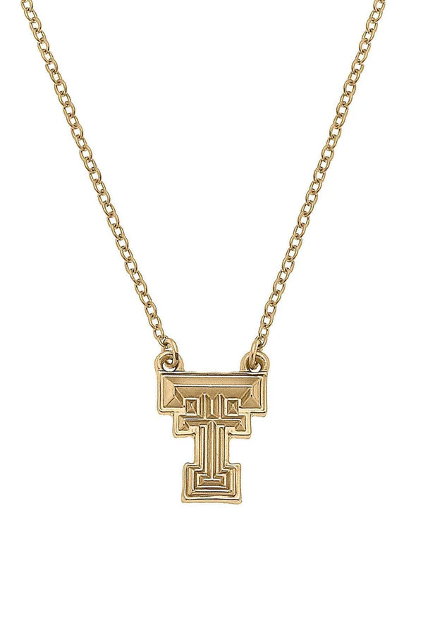 Texas Tech Red Raiders 24K Gold Plated Necklace