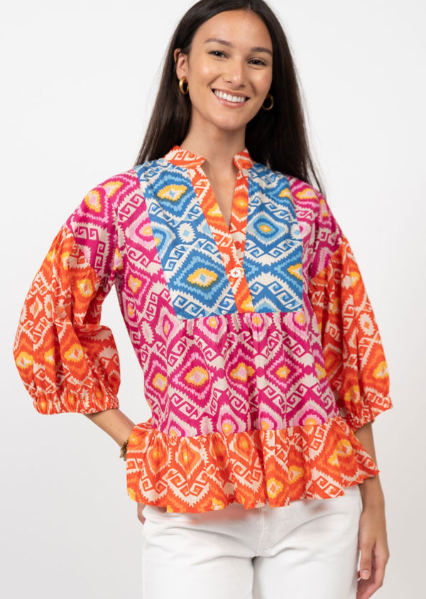 Ivy Jane / Uncle Frank Ivy Jane Tribal Tiered Top Apparel & Accessories - The Attic Boutique
