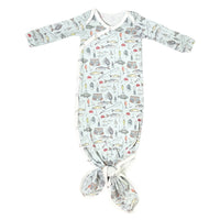Trout Newborn Knotted Gown