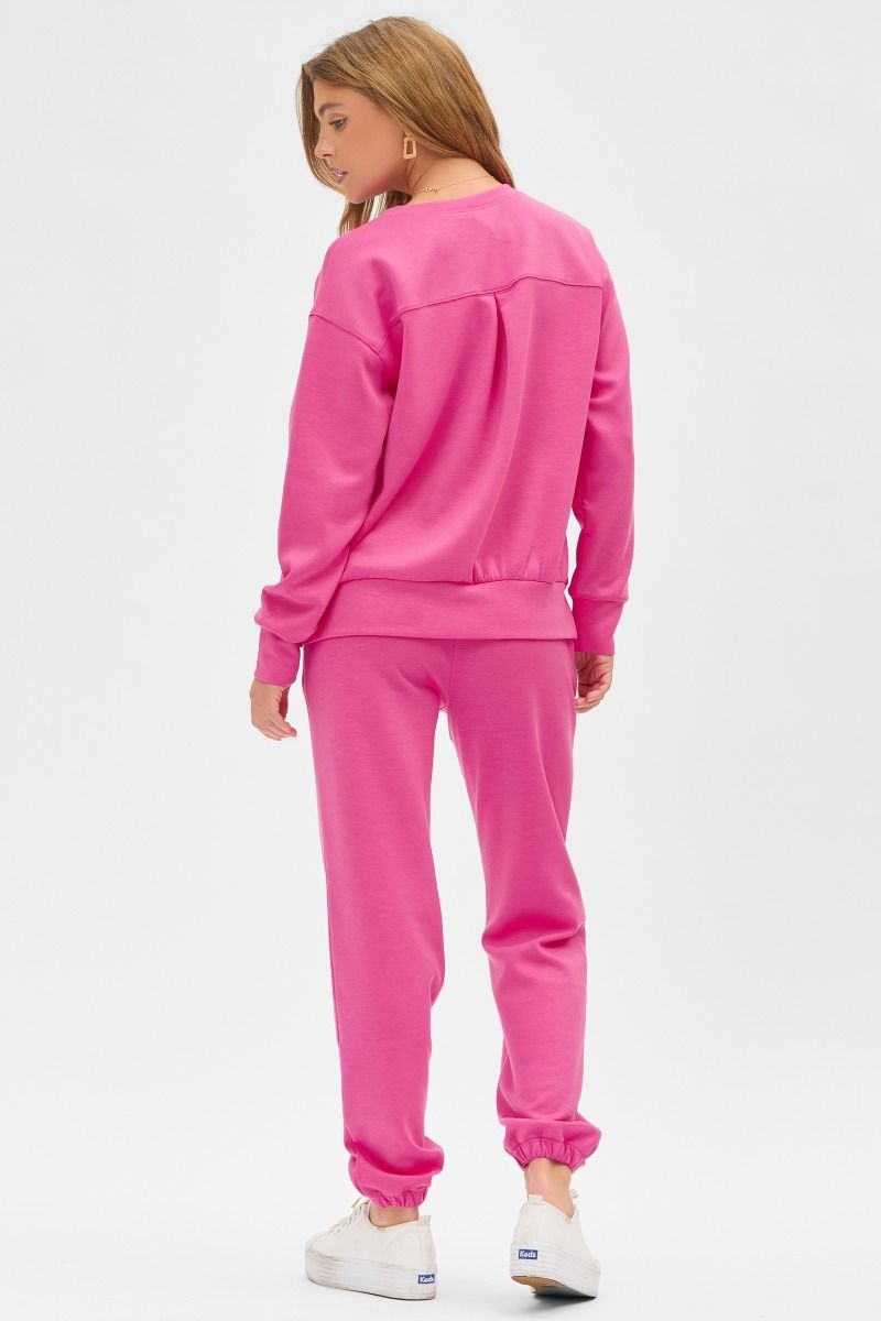 Dear Scarlett Malibu Hot Pink Set  - The Attic Boutique