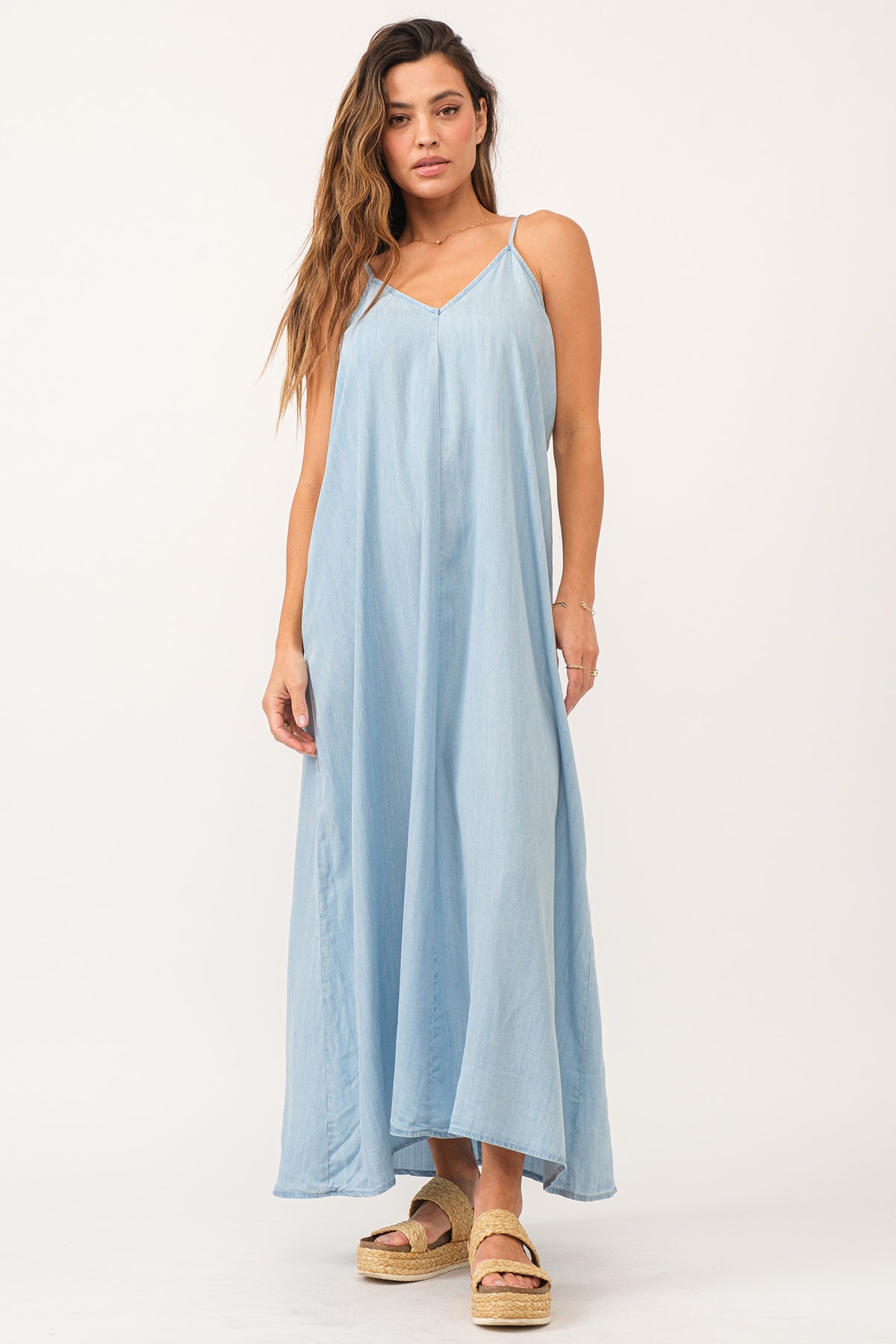 Dear John Dana Blue Dress  - The Attic Boutique