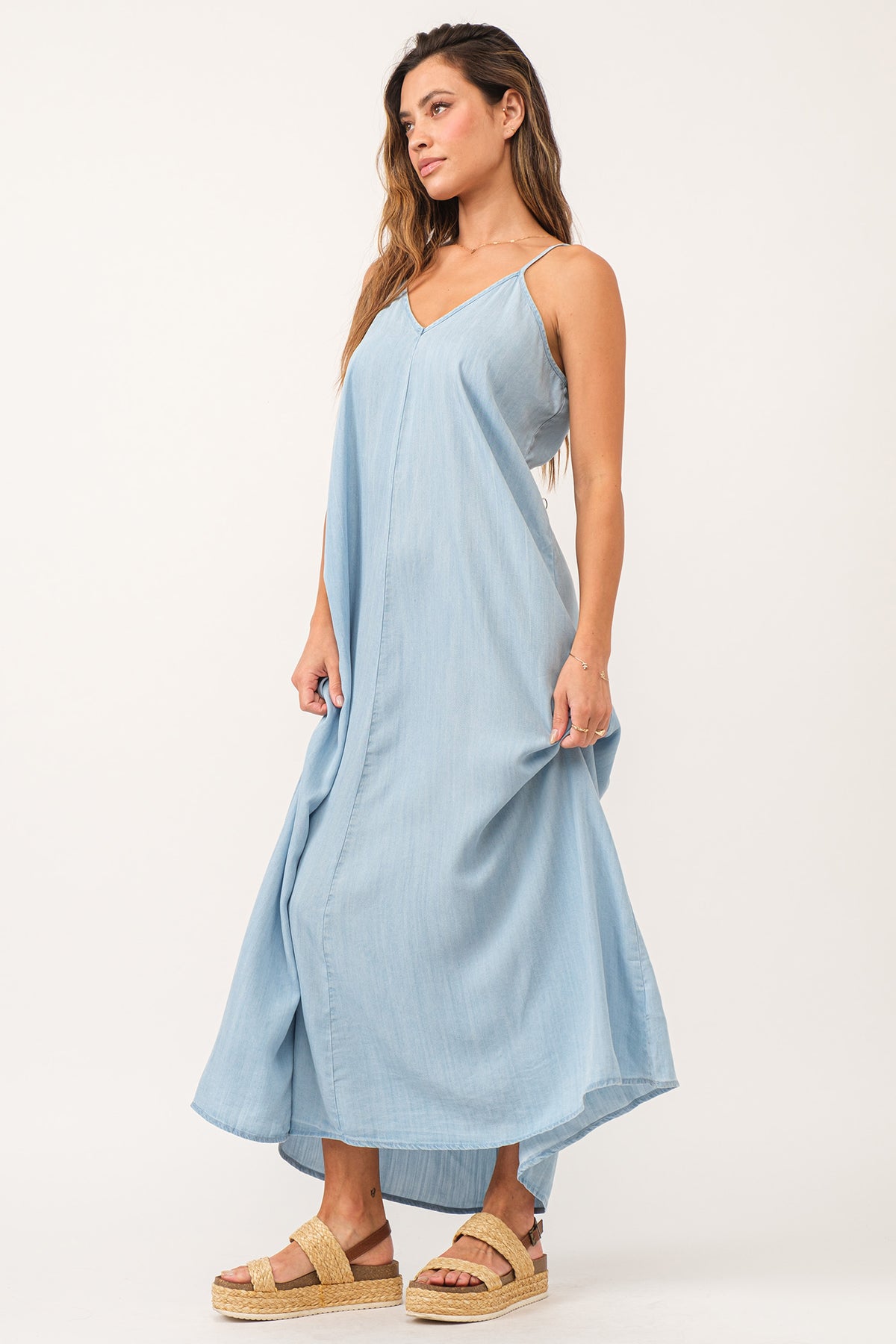 Dear John Dana Blue Dress  - The Attic Boutique