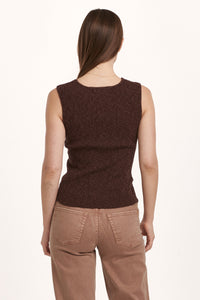 Dear John Neomi Ground Coffee Top  - The Attic Boutique