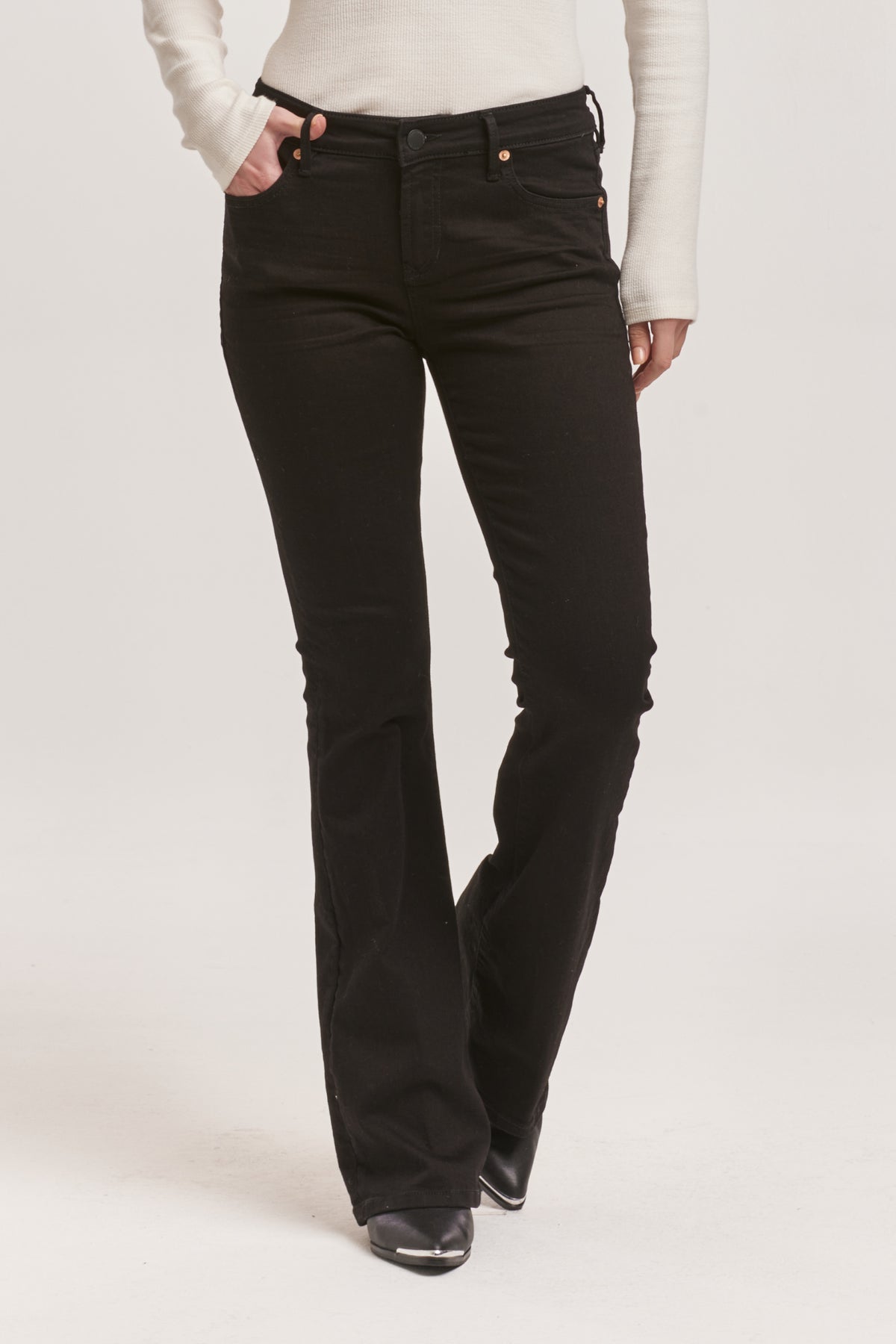 Dear John Jaxtyn Black Olive Jeans  - The Attic Boutique