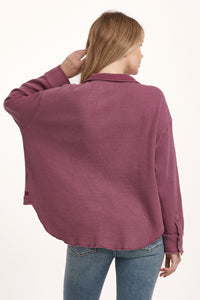 Dear John Foster Plum Berry Top  - The Attic Boutique