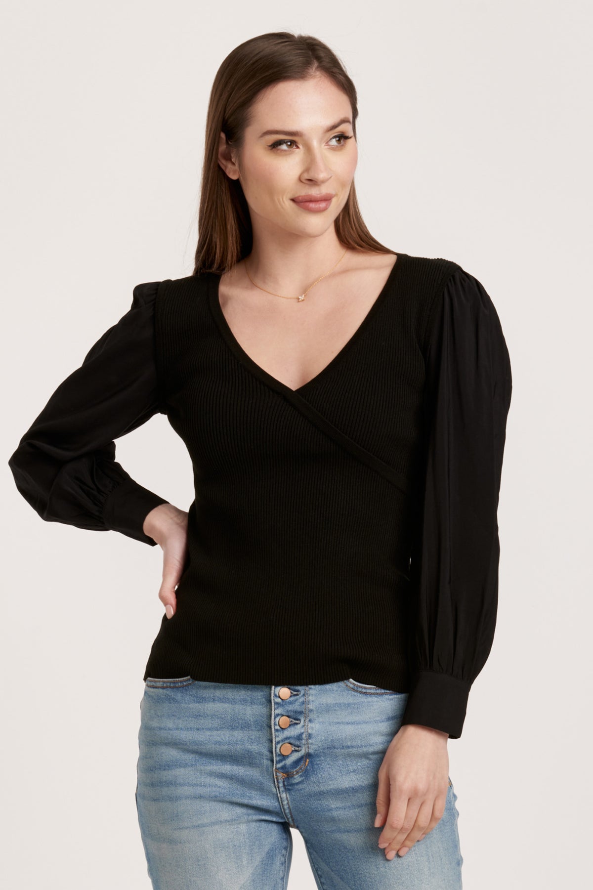 Another Love Darcy Black Top  - The Attic Boutique