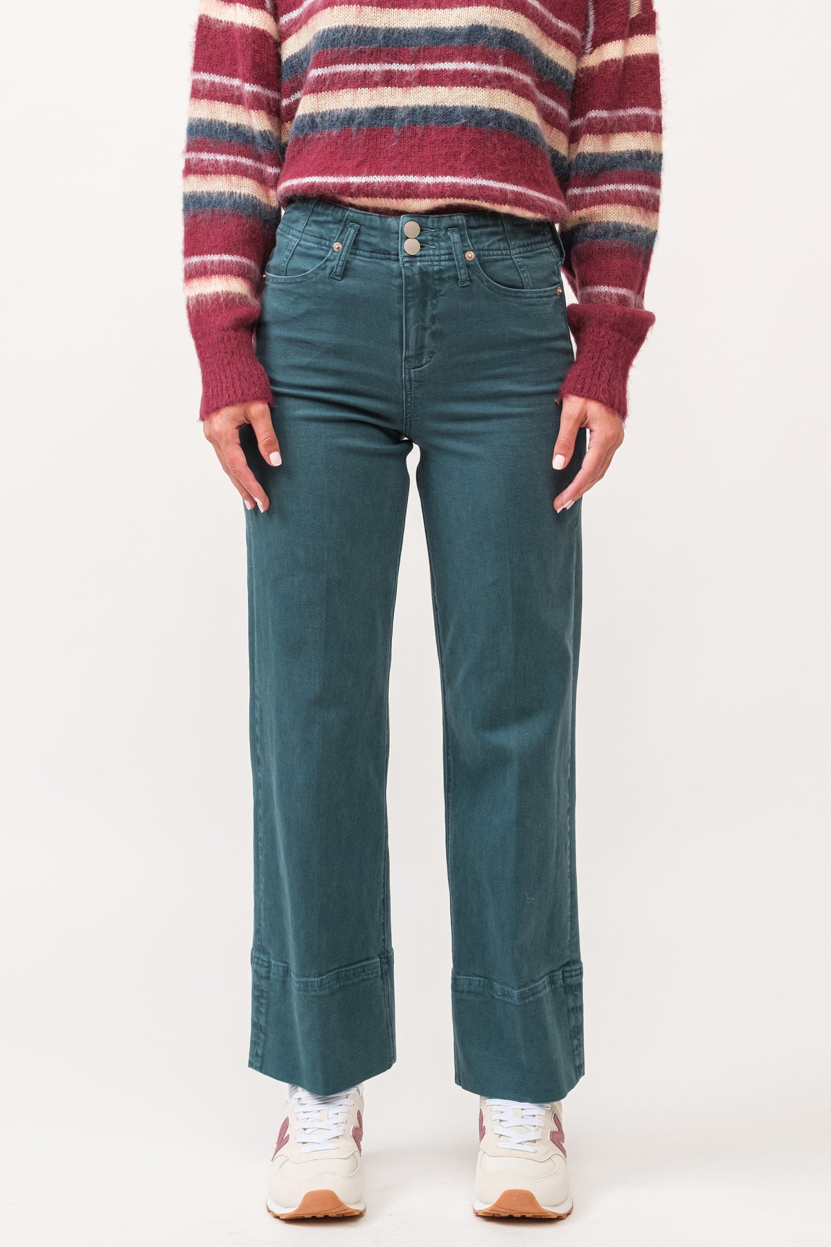 The Attic Boutique Holly Deep Teal Jean Jeans - The Attic Boutique