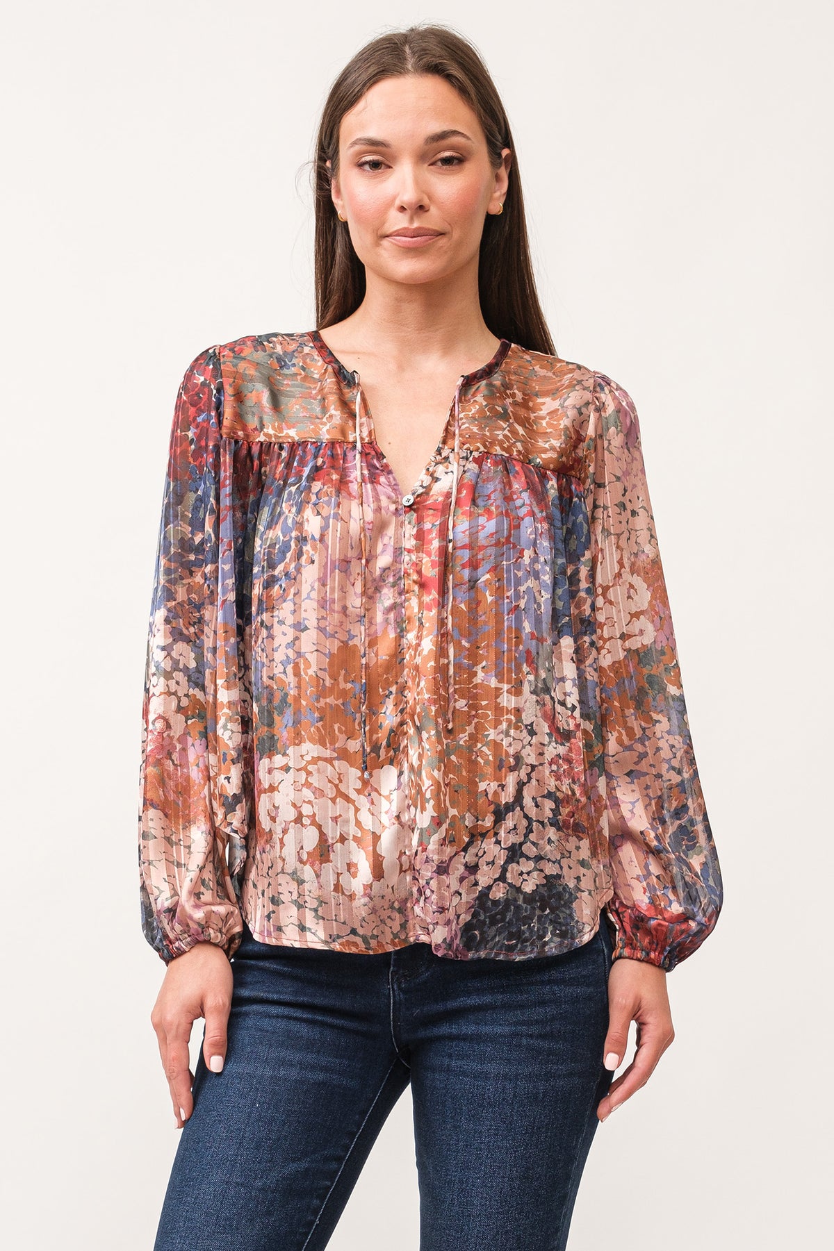 Dear John Alessia Tinsel Garden Top Top - The Attic Boutique