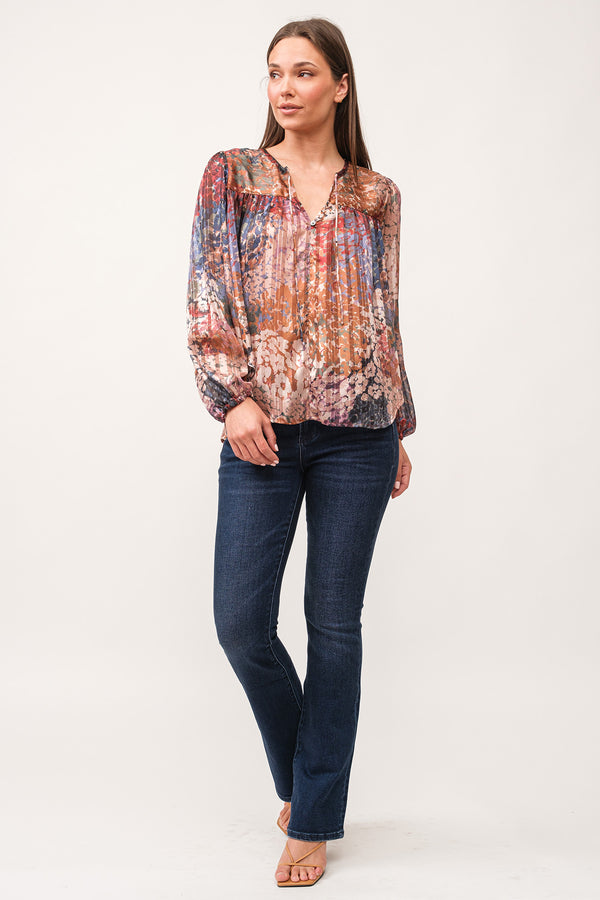 Dear John Alessia Tinsel Garden Top Top - The Attic Boutique