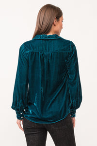 Dear John Mirabelle Deep Teal Top Top - The Attic Boutique