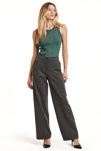 Another Love Bishop Grey Pant Bottoms - The Attic Boutique