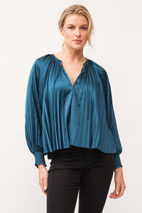 Dear John Deletta Deep Teal Top Top - The Attic Boutique