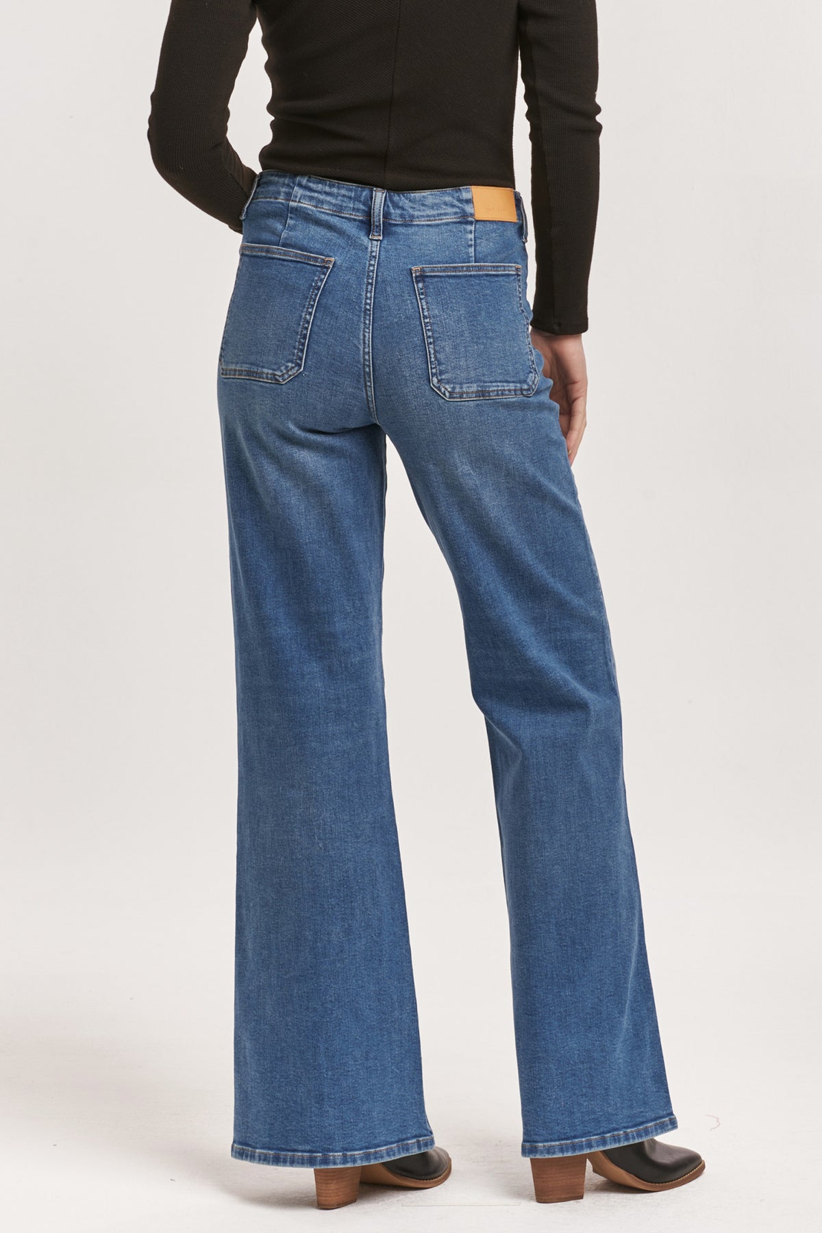 Dear John James Wide Leg Jeans Pants - The Attic Boutique