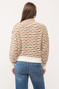 Dear John Ingrid Cafe Stripe Sweater Sweater - The Attic Boutique