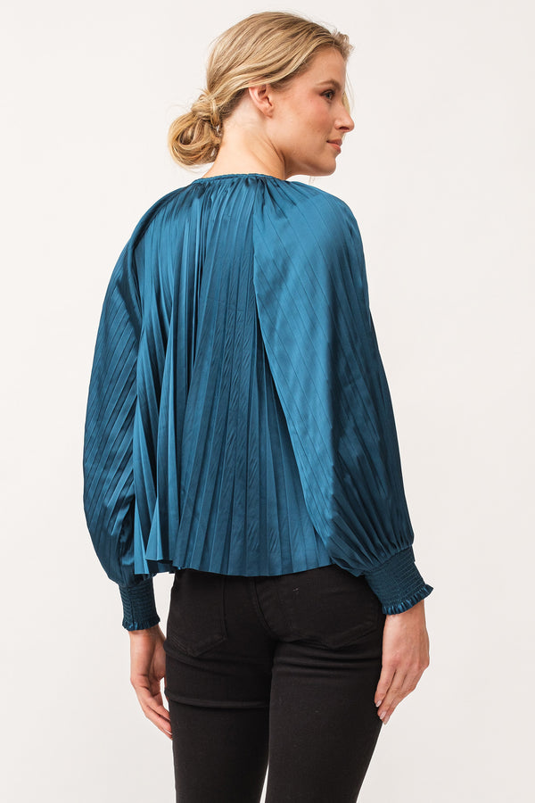 Dear John Deletta Deep Teal Top Top - The Attic Boutique