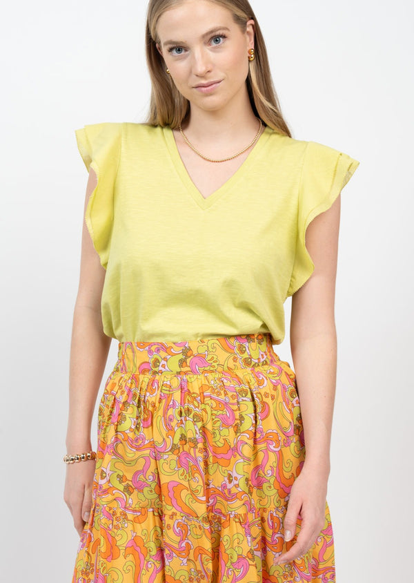 Ivy Jane / Uncle Frank Cally Flounce Top  - The Attic Boutique